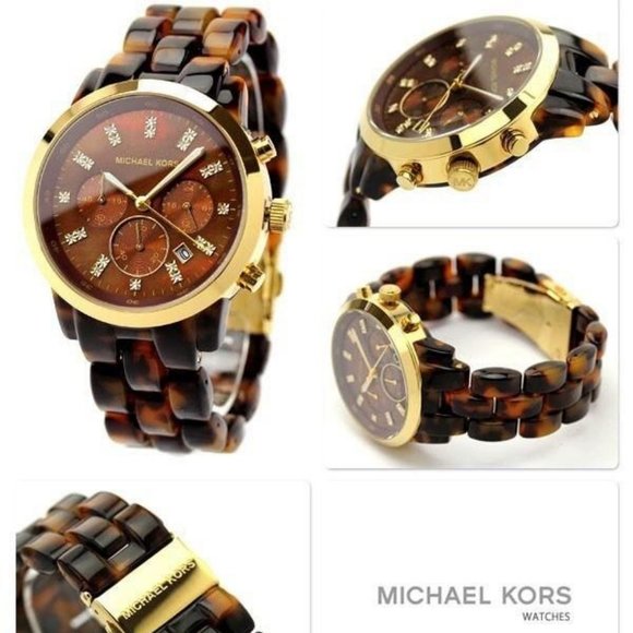 Michael Kors Accessories - ❤️Michael Kors * Tortoise Mk 5216 Ladies Watch